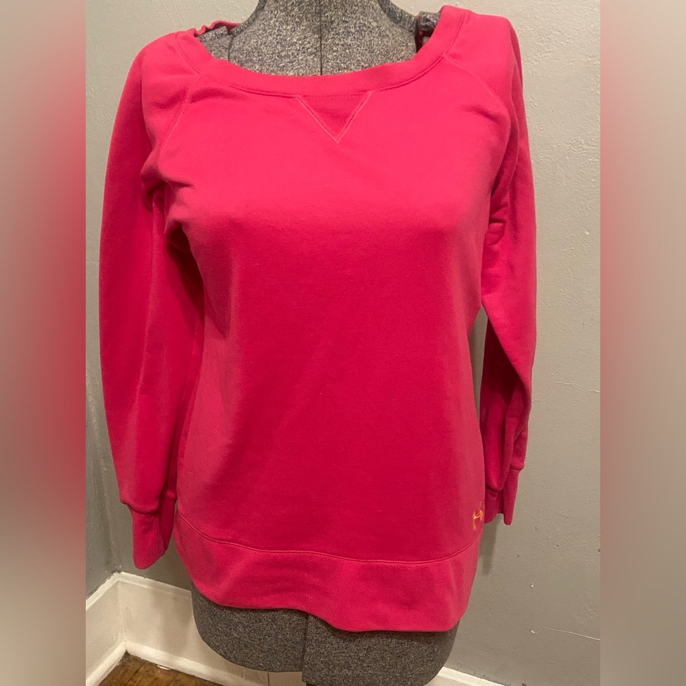 Under Armour Hot Pink Crew Neck Sweatshirt